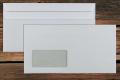 [19550] Briefhüllen mit Fenster KO 125x235 mm Selbstklebend Weiß 80 g/qm
